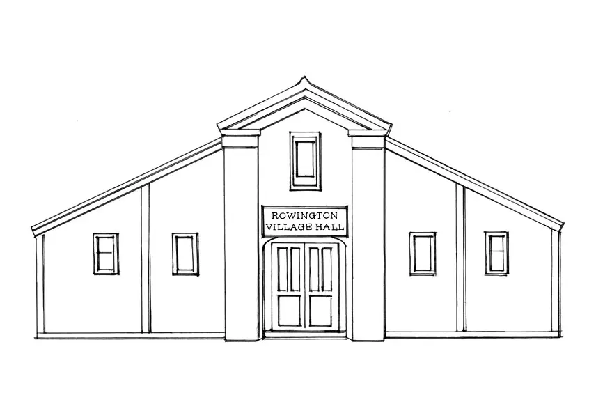 Rowington Village Hall Drawing